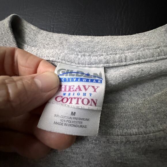 VTG Georgetown University T Shirt Mens Medium Gray Y2k Short Sleeve Preppy Ivy - Picture 3 of 8